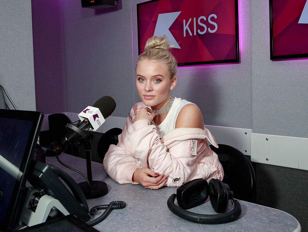 Zara Larsson Visits Kiss FM
