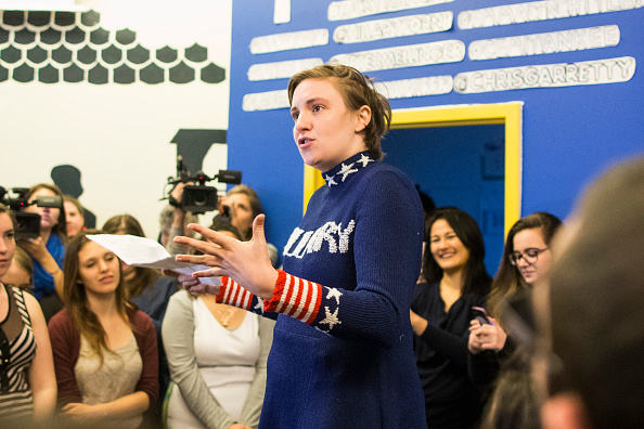 Lena Dunham And Abby Wambach Attend Women For Hillary Events