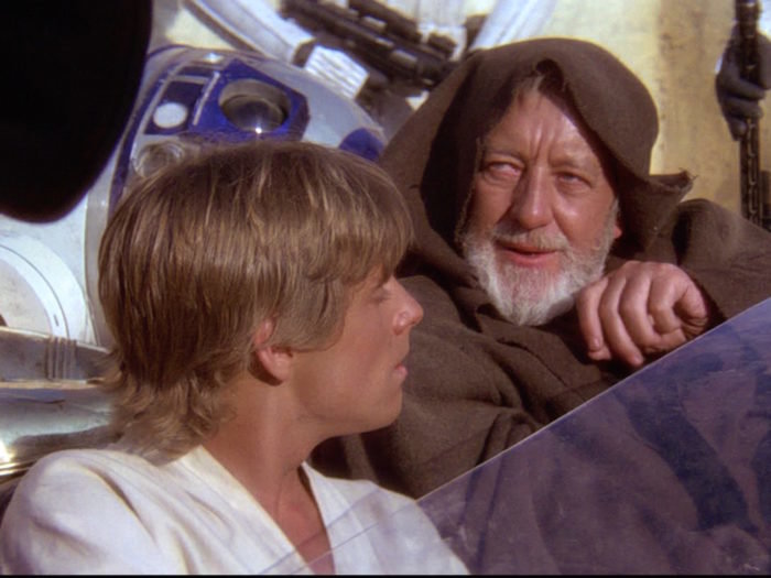 Obiwan and Luke Skywalker