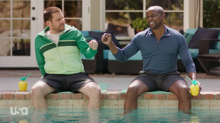 James Roday and Dule hill as Shawn and Gus in Psych: The Movie teaser.