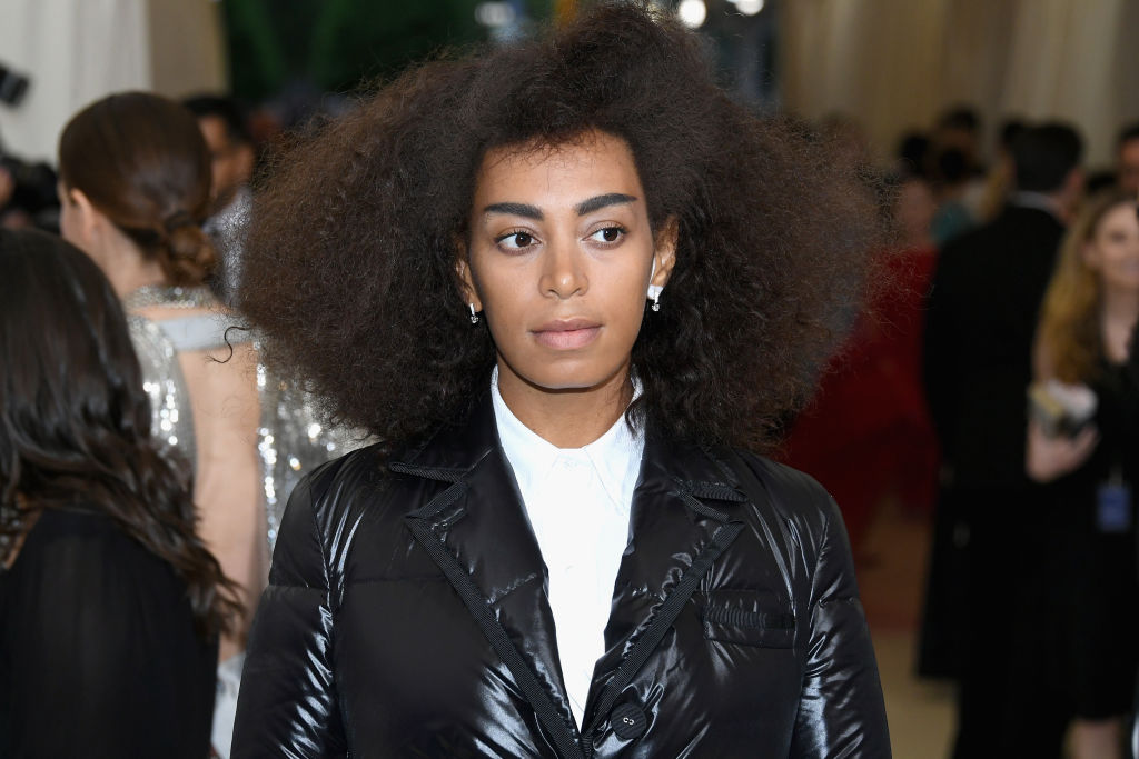 Solange attends the "Rei Kawakubo/Comme des Garcons: Art Of The In-Between" Costume Institute Gala at Metropolitan Museum of Art on May 1, 2017 in New York City.