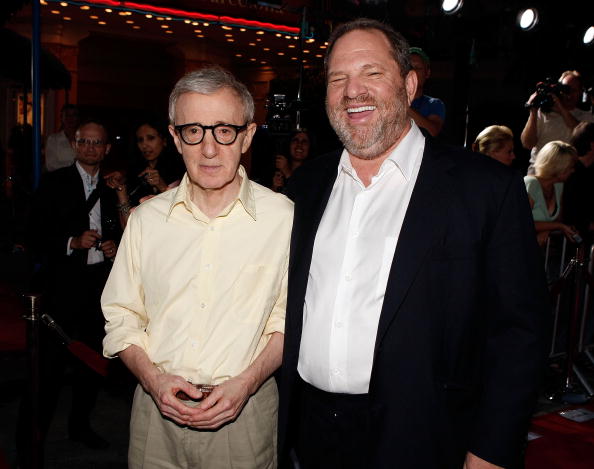 Woody Allen and Harvey Weinstein
