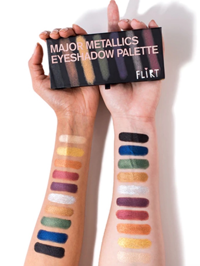 Flirt Cosmetics Launched Its First Ever Major Metallics Eyeshadow Palette Hellogiggles
