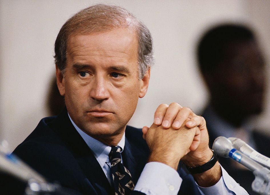 Senator Joe Biden during Clarence Thomas hearings