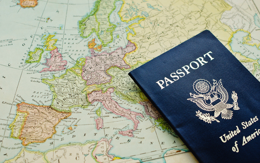 Map and passport