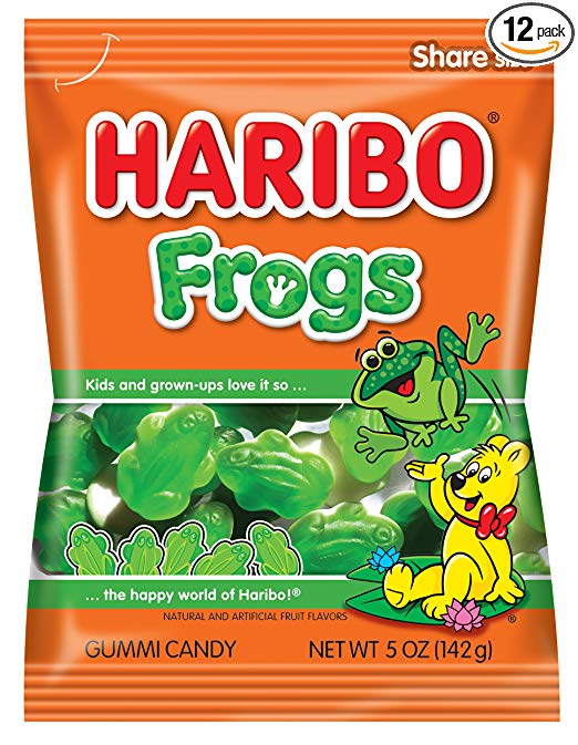 haribo gummy frogs