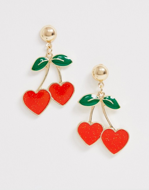 Asos cherry earrings