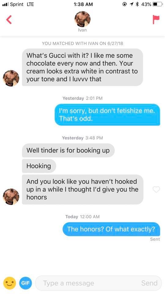 Black women on tinder fucking white guy Going On Dating Apps As A Black Woman Can Feel Like Searching For The Bare Minimum Hellogiggles