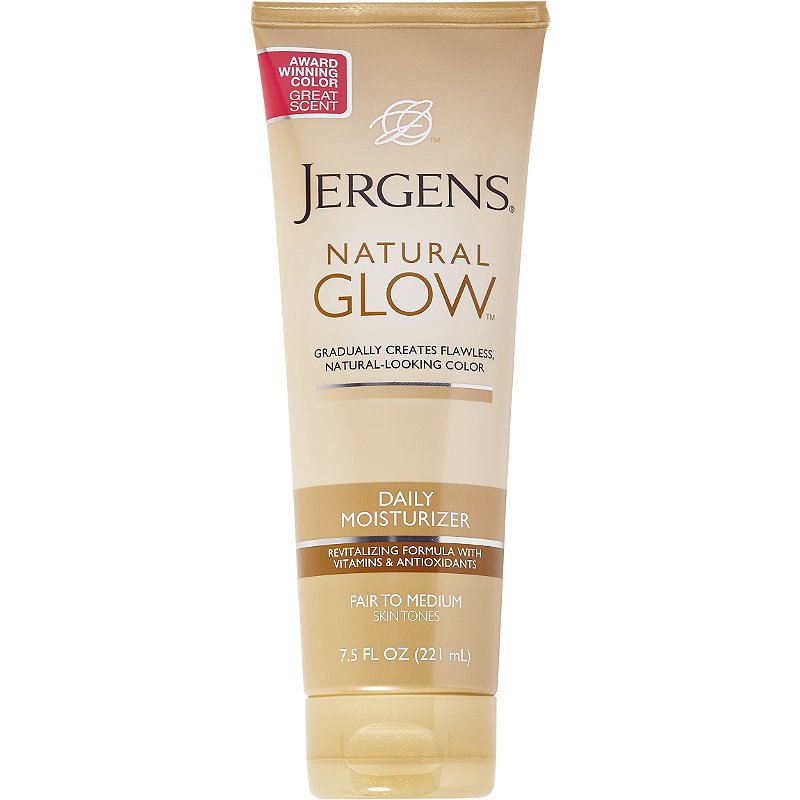 jergens natural glow moisturizer, best self tanner for fair skin