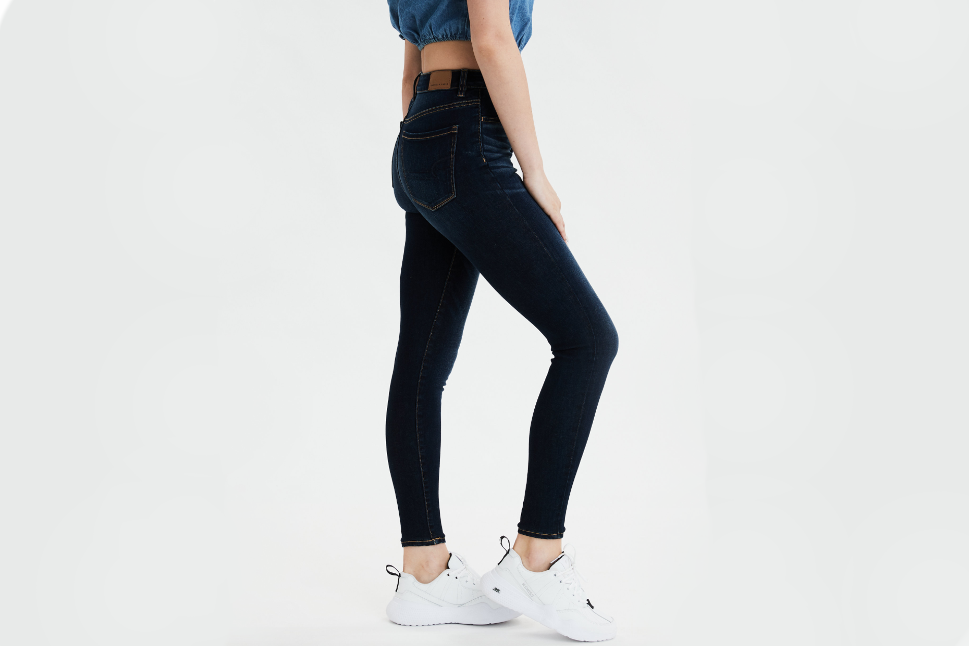american eagle high waisted jeggings, best high-waisted jeans