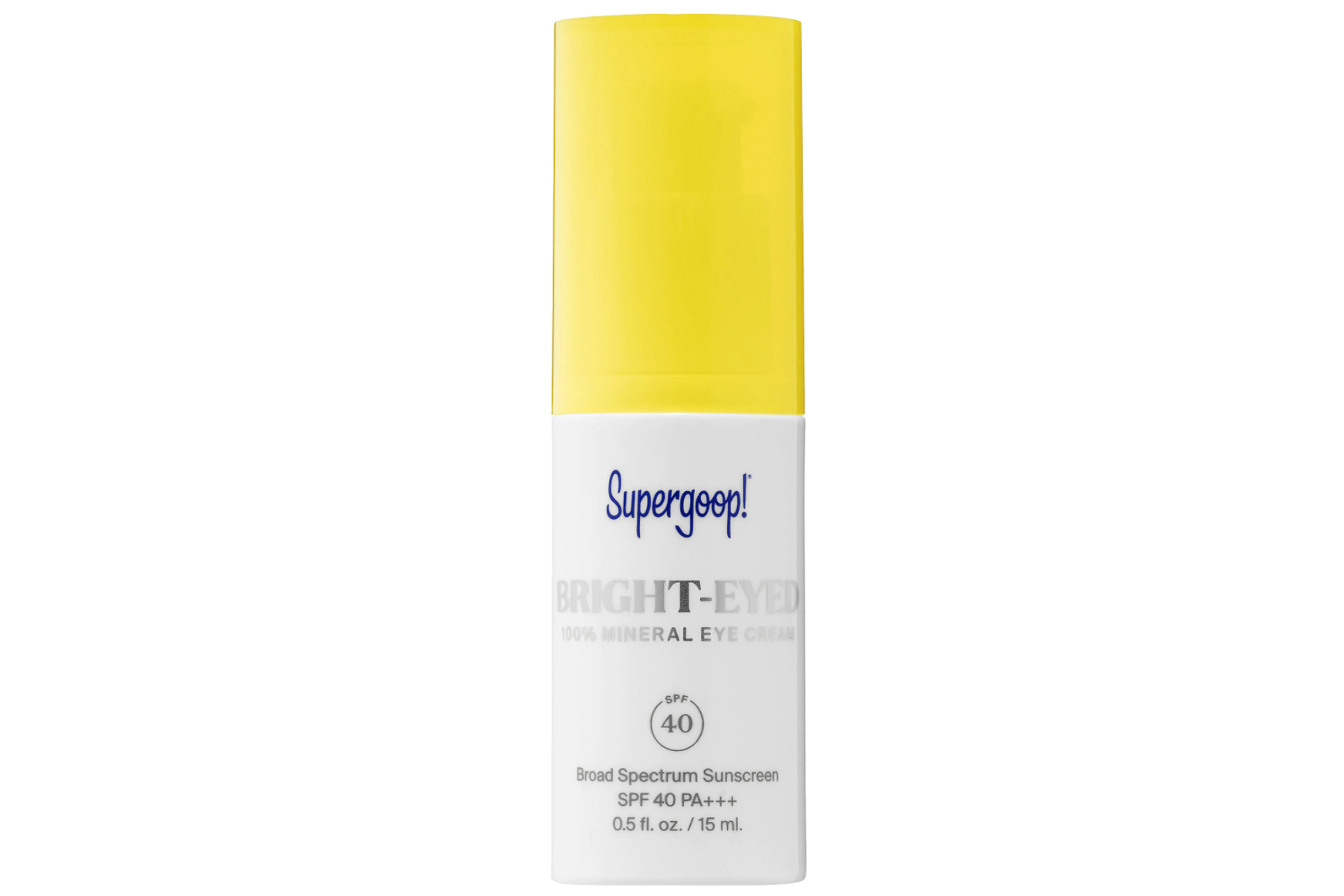 supergoop bright eyed 100% mineral eye cream spf 40 review