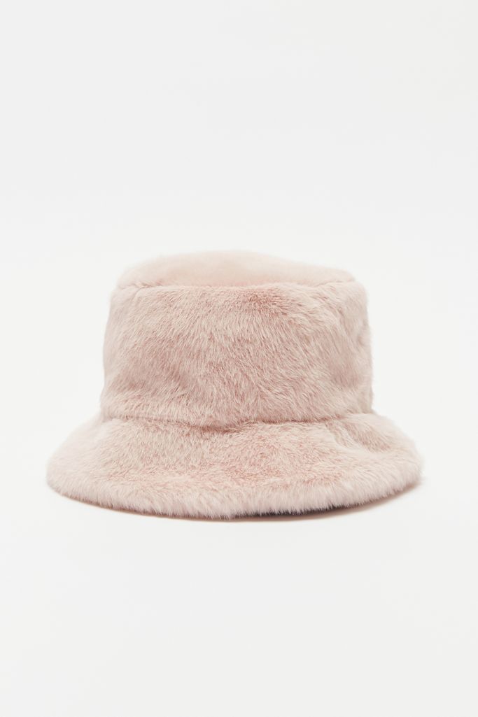 urban outfitters furry bucket hat