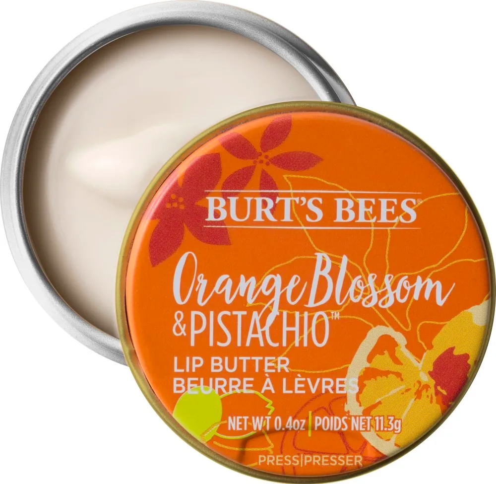 burt's bees orange blossom lip butter, drugstore makeup products