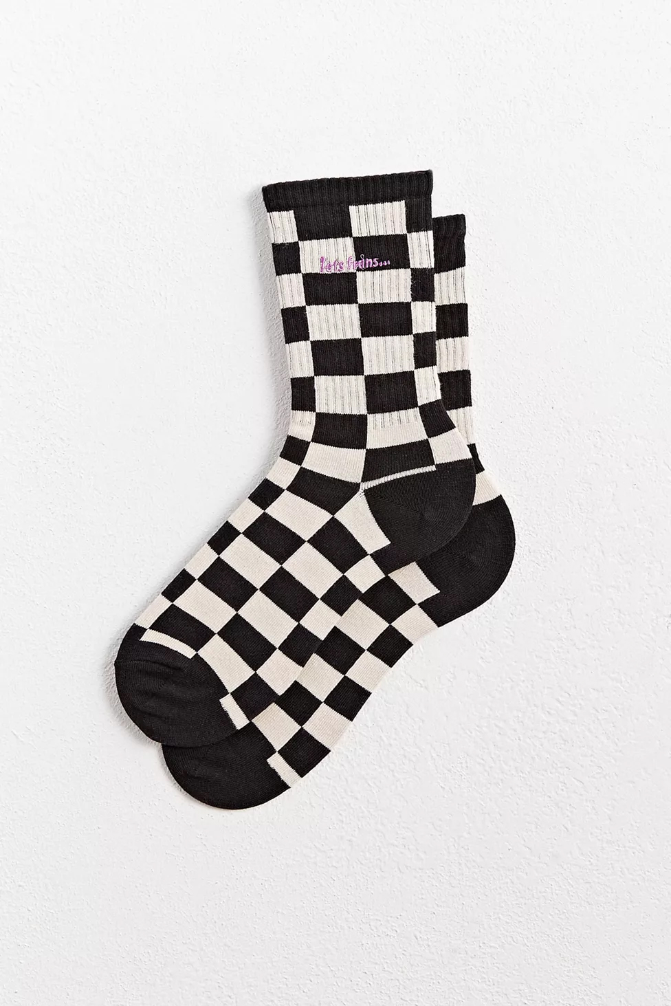 checkered socks