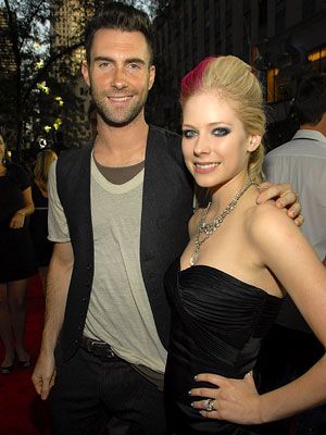 Adam Levine and Avril Lavigne
