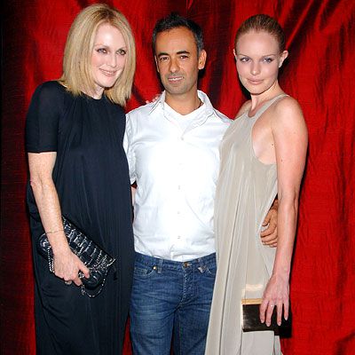 Julianne Moore, Francisco Costa and Kate Bosworth