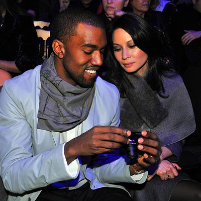 Kanye West and Lucy Liu