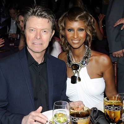 David Bowie, Iman, 2008 Black Ball for Keep a Child Alive, New York City