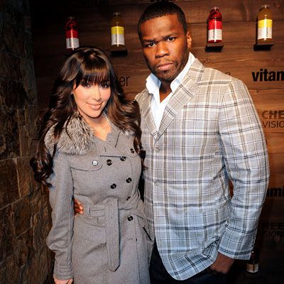 Kim Kardashian and 50 Cent, VitaminWater, Sundance Party Circuit, 2009 Sundance Film Festival