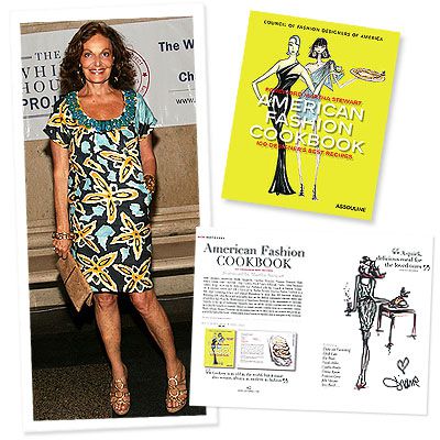 American Fashion Cookbook - Diane Von Furstenberg - Calvin Klein - Carolina Herrera - Martha Stewart