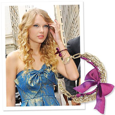 Taylor Swift - Lisa for Loft - Breast Cancer Awareness bracelet
