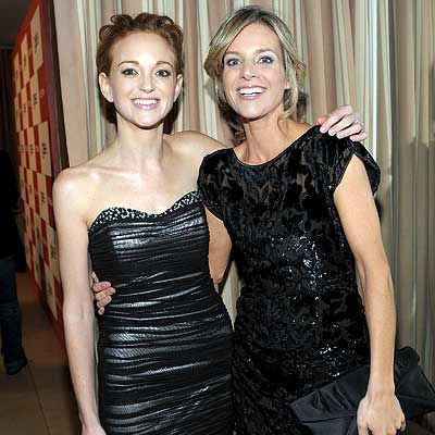 Parties - Jayma Mays and Jessalyn Craig - InStyle Celebrates the Golden Globes with the Cast of Glee
