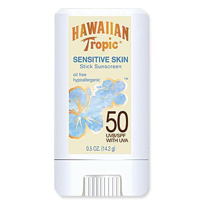 Top 15 Sunscreens - Hawaiian Tropic Sensitive Skin Stick Sunscreen SPF 50 - Best for Exposed Arms