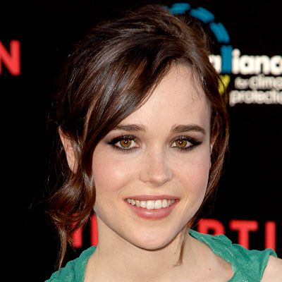 Ellen Page's Soft Updo