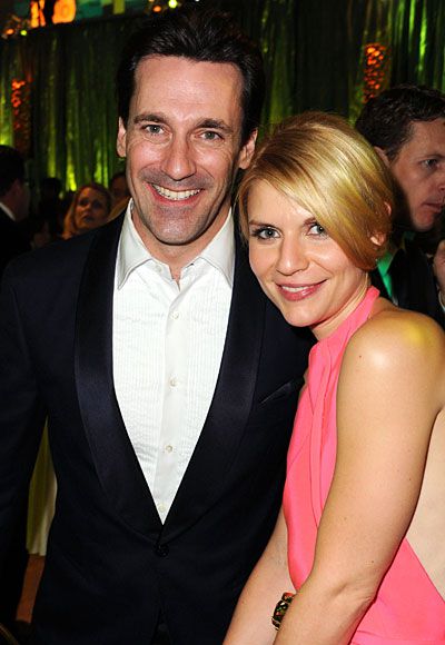 Jon Hamm - Claire Danes - Calvin Klein Collection - The HBO Party - Golden Globes 2011