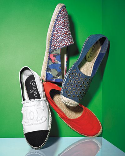 Spring Accessories - Springs Cutest Shoes -Flat Espadrilles - Chanel