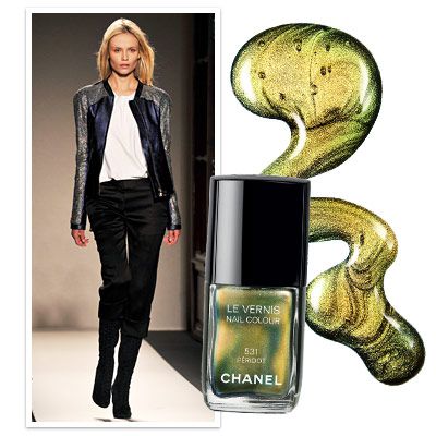 Tough Chic - What Nail Polish to Wear With Fall Fashion Trends - Chanel