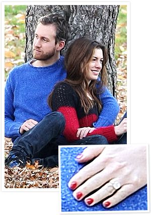 Anne Hathaway Engagement Ring