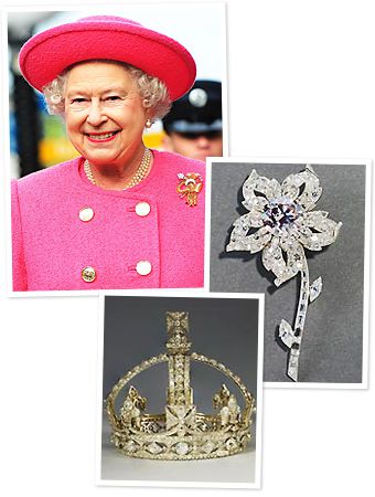 Queen Elizabeth Diamonds On Display