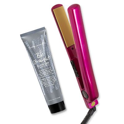 CHI Classic Ceramic flat iron - Bumble and Bumble Straight Blow Dry