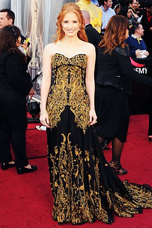 Jessica Chastain Oscars 2012