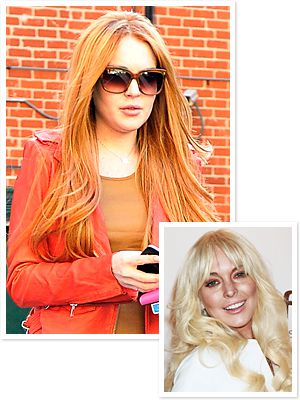 Lindsay Lohan - Red Hair - Blond Hair