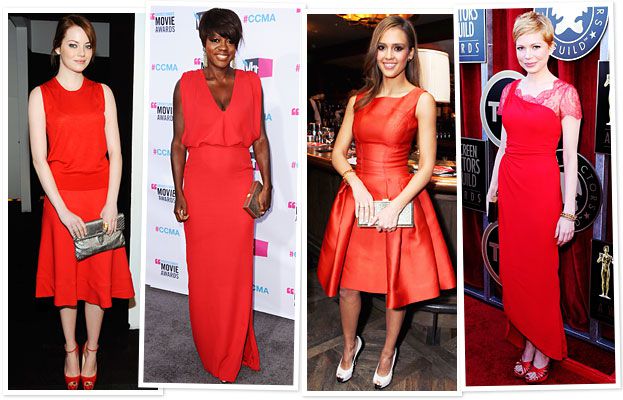 Celebrity Red Dress