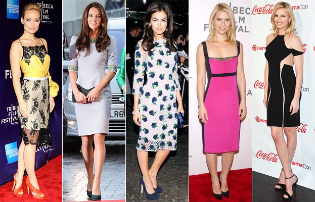 Olivia Wilde, Kate Middleton, Camilla Belle, Claire Danes, Charlize Theron