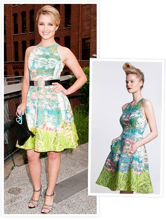 Dianna Agron, Tracy Reese, Anthropologie
