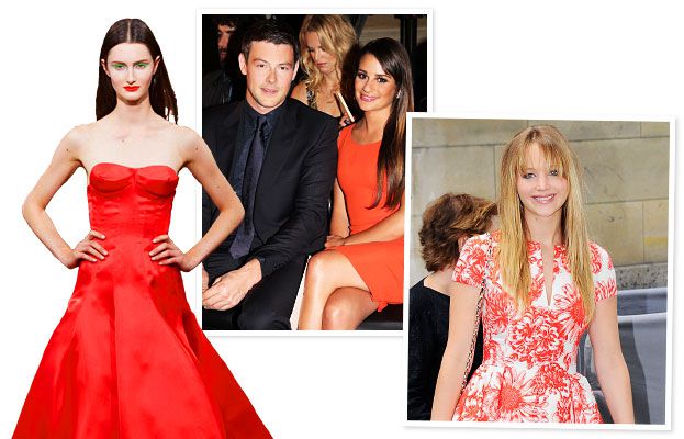 Couture Week, Lea Michele, Jennifer Lawrence