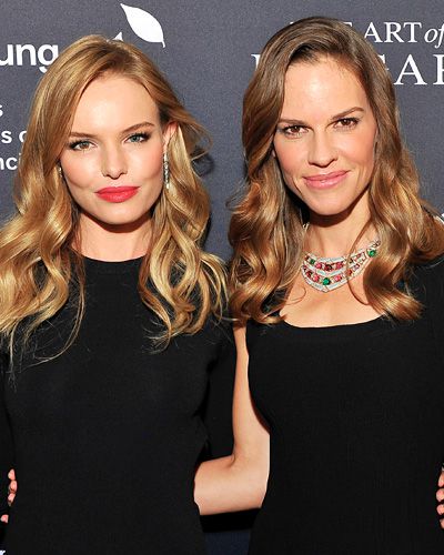 Kate Bosworth and Hilary Swank