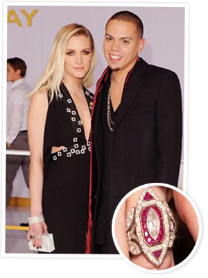Ashlee Simpson's Marquise-Cut Ring