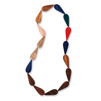 Marimekko  wood necklace - Gifts for Her