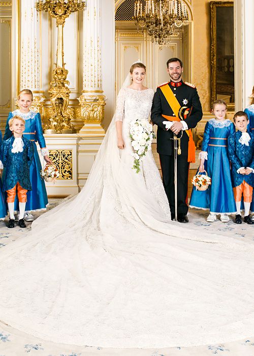 Celebrity Wedding Photos - Countess Stephanie of Lannoy and HRH Prince Guillame of Luxembourg