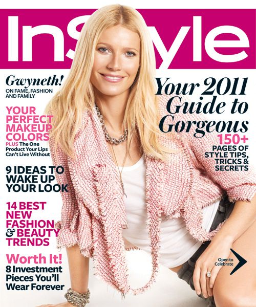 InStyle Covers - January 2011, Gwyneth Paltrow