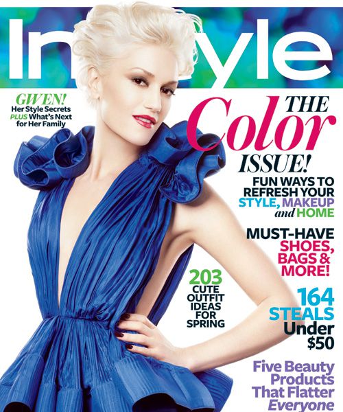 InStyle Covers - April 2010, Gwen Stefani