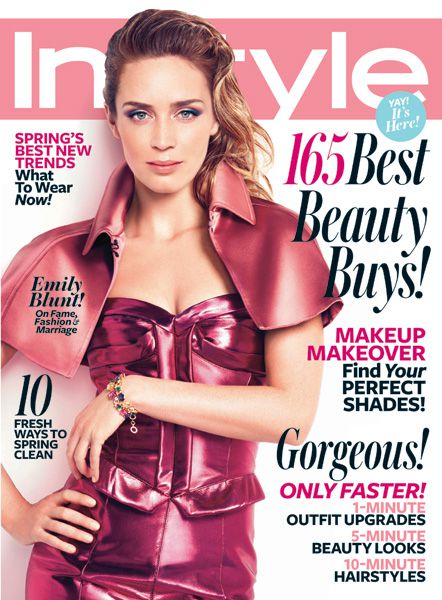 InStyle Covers - May 2013, Emily Blunt