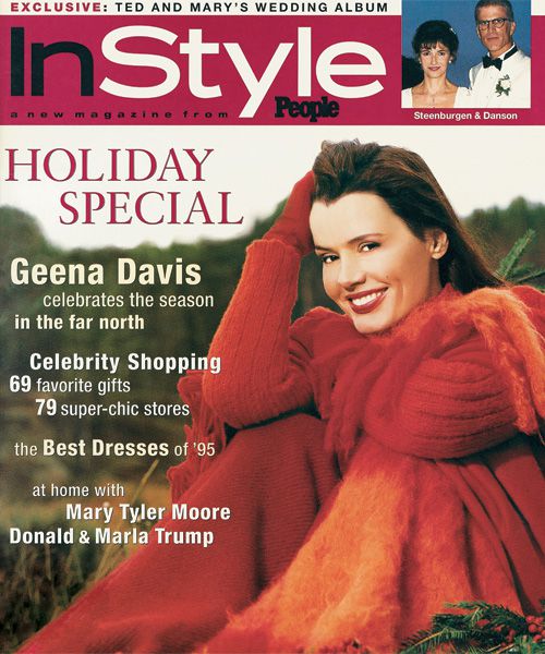InStyle Covers - December 1995, Geena Davis
