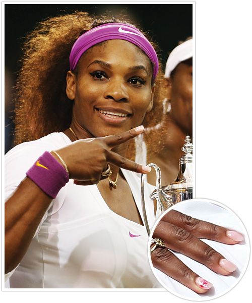 2012 Celebrity Manicures - Serena Williams