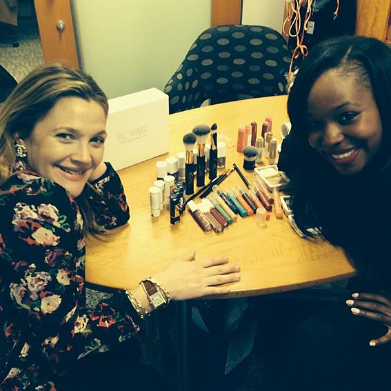 Drew Barrymore and InStyle's Kahlana Barfield